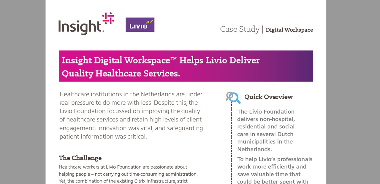 Article Livio: IDW Helps Livio Deliver Quality Healthcare Services Image